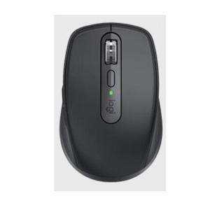 罗技 无线鼠标 MX Anywhere 3S 无线蓝牙 双模 升级静音 石墨黑