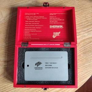 锟霖屹 检测试块PSM-5 荧光渗透剂  4*6英寸 厚0.09英寸  不锈钢材质