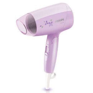 飞利浦/PHILIPS 电吹风 BHC010/75 1200W 集风嘴 3档 恒温护发 过热保护支持折叠功能支持 静音功能支持 电源性能220V 电源线长度1500mm 紫色