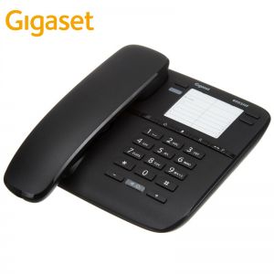 集怡嘉 有绳电话机型 6005HF 10种铃声 听筒音量可调 曜石黑