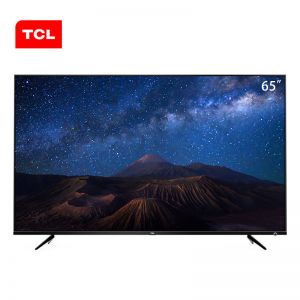 TCL电视机 65P6 65寸 分辨率3840*2160 智能电视 配挂架 包安装 黑色