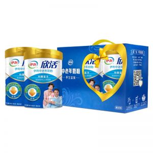 伊利 中老年奶粉900g*2罐装/礼盒装(成人奶粉)