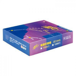 清风 Breeze 电脑打印纸 381-1 132列 无等分 1联 无压线 (白色)