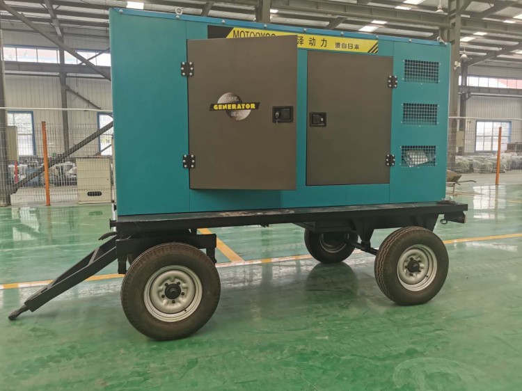 大泽动力 箱式柴油发电机通用拖车 尺寸2500*1700*700mm 适用于100/75/50/40/30/20KW静音箱式柴油发电机