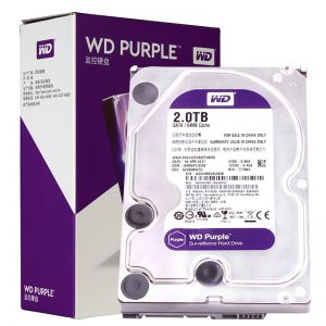 西部数据 安防监控专用硬盘 WD20EJRX 2TB 64MB 紫盘 3.5英寸 SATA6Gb/s