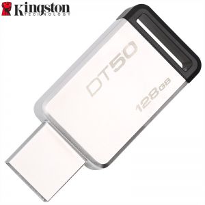 金士顿 U盘 DT50 128GB USB3.1 黑色