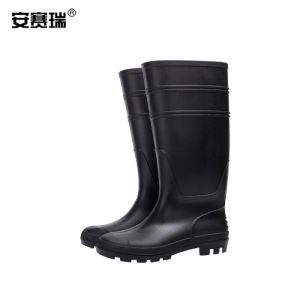 安赛瑞 高筒雨鞋 户外防水防滑雨靴 应急救灾雨鞋 13817 材质:PVC 鞋码:45 1包