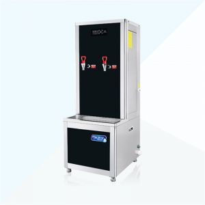 新泽泉/NEW-ZQ 饮水机 XZ-3K 520x480x1350mm 二开 PP棉+颗粒活性炭 30L 3kw 220V~50Hz（单相电） 不锈钢、黑钛钢