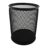 赞扬 圆形铁制笔筒 85112 喷塑防锈 黑色