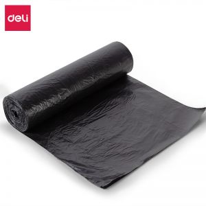 得力 垃圾袋 18744 100*120cm 10只/卷 黑色