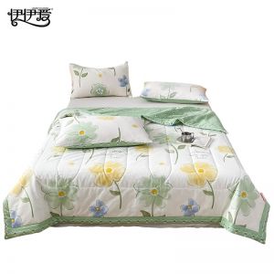 伊伊爱 全棉包边绗缝可水洗夏凉被 BZ0HJC2301108L 150*200cm