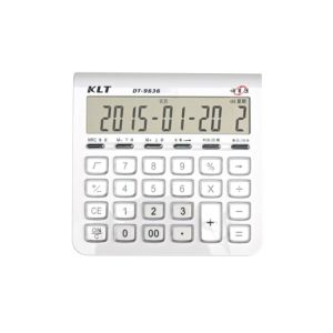 快灵通 JZ计算器 DT-9636 150mm*120mm*28mm 彩装1/80 吸装1/40 白色