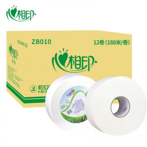 心相印 绿色装原生木浆商务大盘纸 ZB010 188m/卷 三层  按卷销售