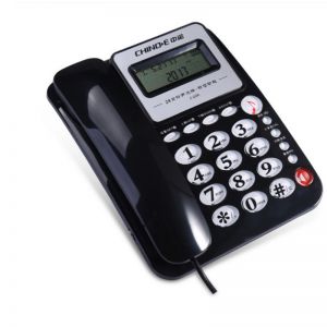 中诺 商务电话机 C228 来电显示 免电池 双接口 有绳 座式62组8位来电存储 16组8位去电存储 黑色