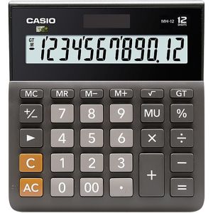 卡西欧 计算器 MH-12-BK 12位 黑色