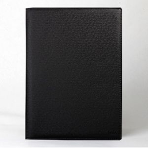 前通 皮制合同签订册 MQJ-002 345*240mm 不带扣 黑色