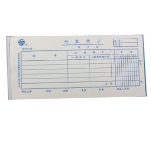 立信 三联无碳复写凭证系列现金付出凭证 WT120-48-3 48K 10/400