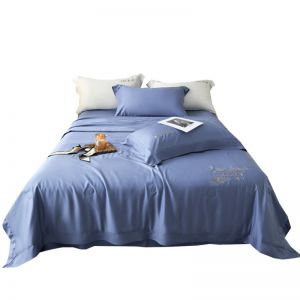 婵思 时尚刺绣迹风系列莱赛尔大豆夏被 CTDC230235 150*200cm