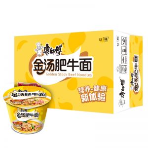 康师傅 金汤肥牛面  12桶 /箱