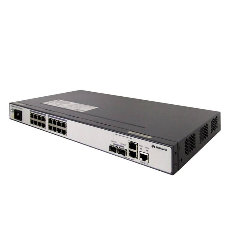 华为(huawei) s2700-18tp-ei-ac 交换机 黑色 16口百兆全 半双工自