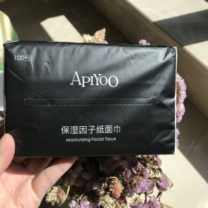 艾优（APIYOO） 纸面巾  张数：100抽/包 层数：三层 尺寸：143*185mm  5包/提 4提/箱