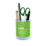 科记K-955 多功能塑料圆形笔筒收纳盒 混色