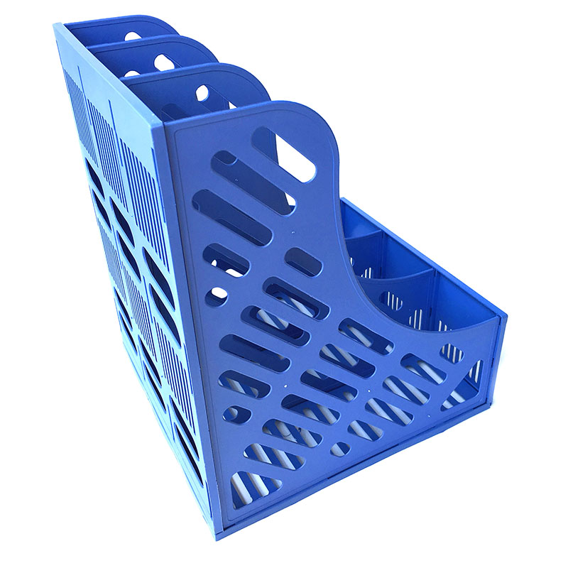 世宝三格资料架 ss-618  经济型 pp  蓝色