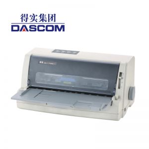 得实 平推票据打印机 DS-1700II+ 82列 24针 450字/秒 复写能力1+6联 可支持A3(竖向)打印 灰白