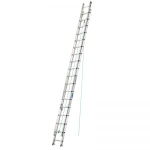 稳耐 家用梯 铝合金两节延伸梯9.8米工业级可拉伸安全直梯工程梯 美国进口品牌 D1236-2
