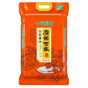 十月稻田 大米 5kg 磨米世家 长粒香米