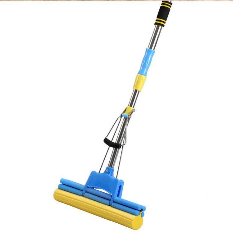 好太太 神奇胶棉拖把 619 对折 静电吸附 胶棉长28cm 拖把长1.2m