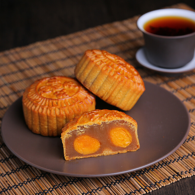 陶陶居 双黄红莲蓉月饼 双黄红莲蓉月饼180g*4 720g 保质期:60天