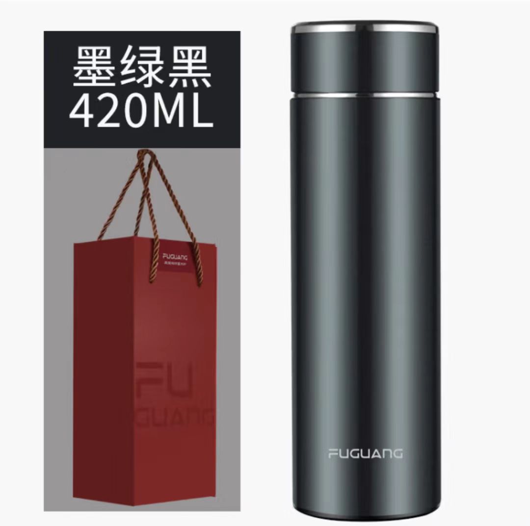 富光 保温杯 FGZ2014-420 黑色 温度显示 401-500ml 304不锈钢