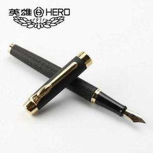 英雄 铱金笔 1519 12支/盒 绒砂黑