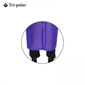 Tri－polar 成人连体透明雨衣 TP1904 均码 5件装  材质：EVA