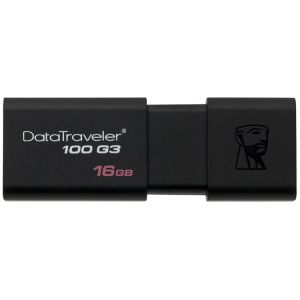 金士顿 U盘 DT100 G3 16G USB3.0接口 100MB/秒 黑色