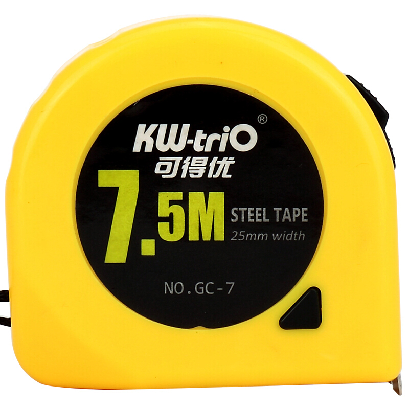 可得优 钢卷尺 黑黄规格:gc-7 7.5米