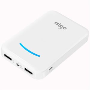 爱国者移动电源D3 10000MA 多U口输出 白