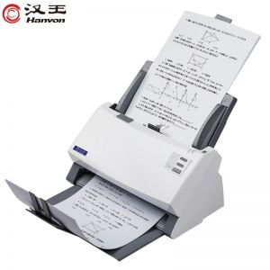 汉王（Hanvon）PL3600馈纸式扫描仪A4幅面70ppm/140ipm高速高清彩色双面自动进纸输稿器 家庭办公
