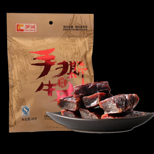罗诚 麻辣手撕牛肉 即食 净含量 80g