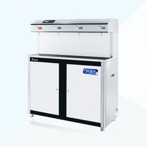 新泽泉/NEW-ZQ 饮水机 XZ-4F 1040x420x1200mm 一开三温 PP棉+颗粒活性炭+颗粒活性炭 30L 3kw 380V~50Hz(三相电) 不锈钢、黑钛钢