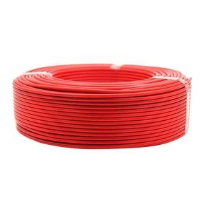 起帆 铜芯聚氯乙烯绝缘C级阻燃布电线 ZC-BV-450/750V-1×2.5 线芯数:1 标称截面积:1×2.5mm² 其他:红色