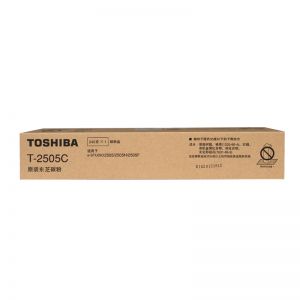 东芝 复印机碳粉盒 T-2505C 适用于东芝2505 2505H 2505F 标准容量 240克 约12000页 黑色