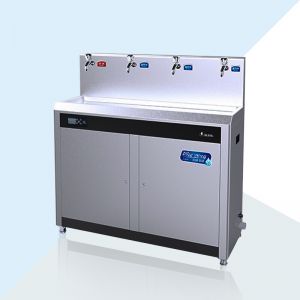 新泽泉/NEW-ZQ 饮水机 XZ-4E 1200x390x1085mm 一开三温 PP棉+颗粒活性炭+颗粒活性炭 30L 3kw 380V~50Hz（三相电） 不锈钢、黑钛钢