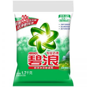 碧浪 专业去渍无磷洗衣粉自然清新型 1.7kg