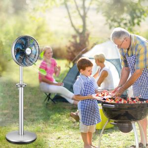 莱克 电风扇 F501D 落地扇 遥控式 七叶 摇头 20w