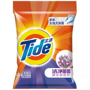 汰渍 洁净薰香薰衣草香氛洗衣粉 3kg
