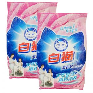 白猫柔和皂粒洗衣粉1.608kg 清香