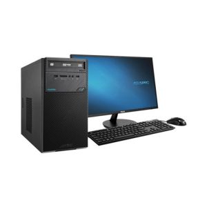 华硕商用台式电脑 BM5CD-I5B14010 I5-6500 4G 1TB DVDRW DOS 19寸显示器 三年上门保修服务