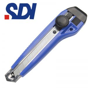 手牌 螺扭锁美工刀 0425C 18mm 不锈钢外壳160*40mm 混色